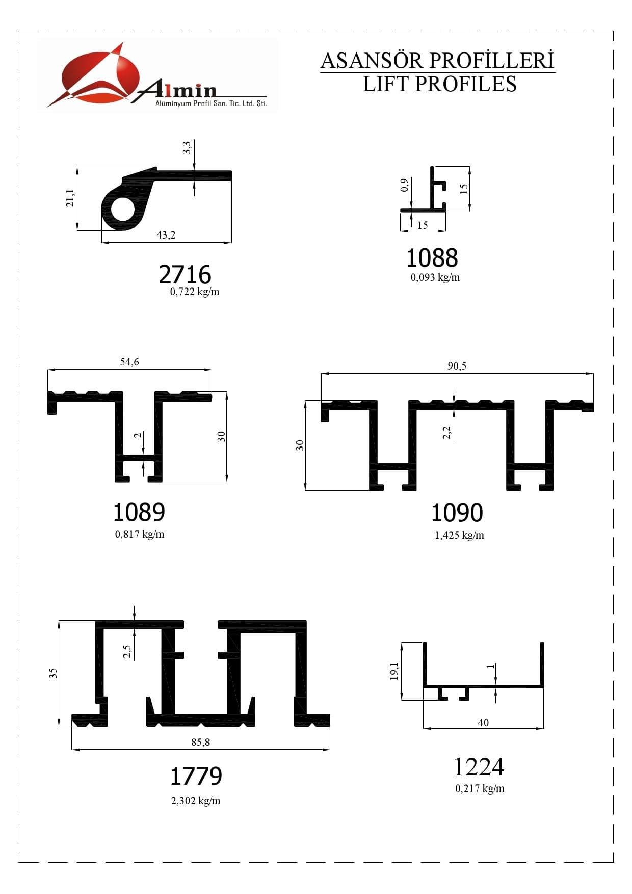 Asansör Profili